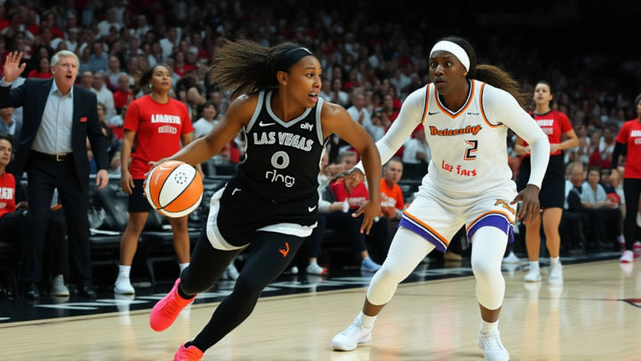 A'ja Wilson Guides Las Vegas Aces to Sweep Over Phoenix Mercury